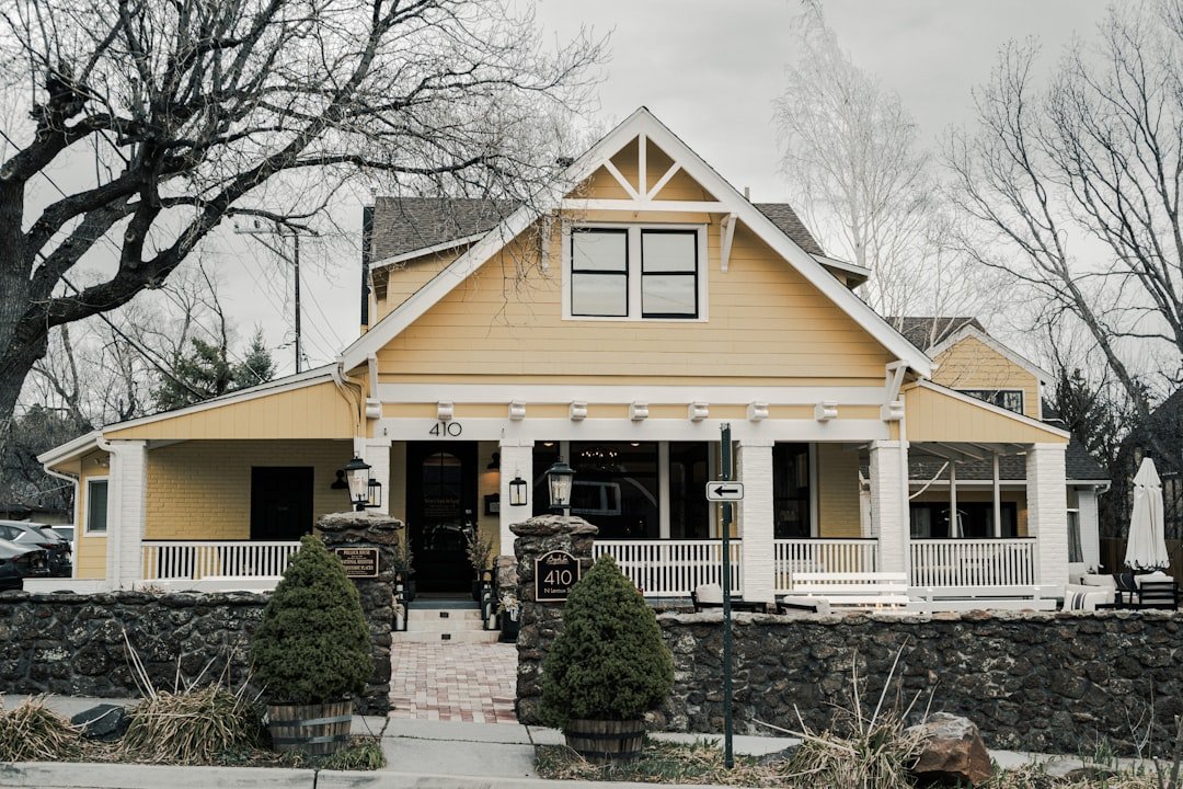 Representative house exterior with porch and fresh paint