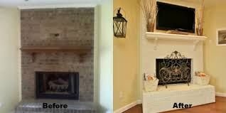Fireplace painting before and after - inStyle Painting, serving Celina TX