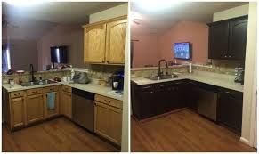 Cabinet refinishing before and after - inStyle Painting, serving Prosper TX