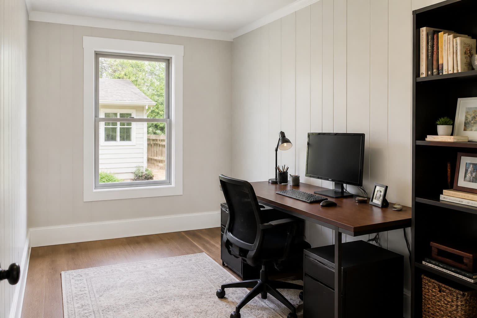 Home office after