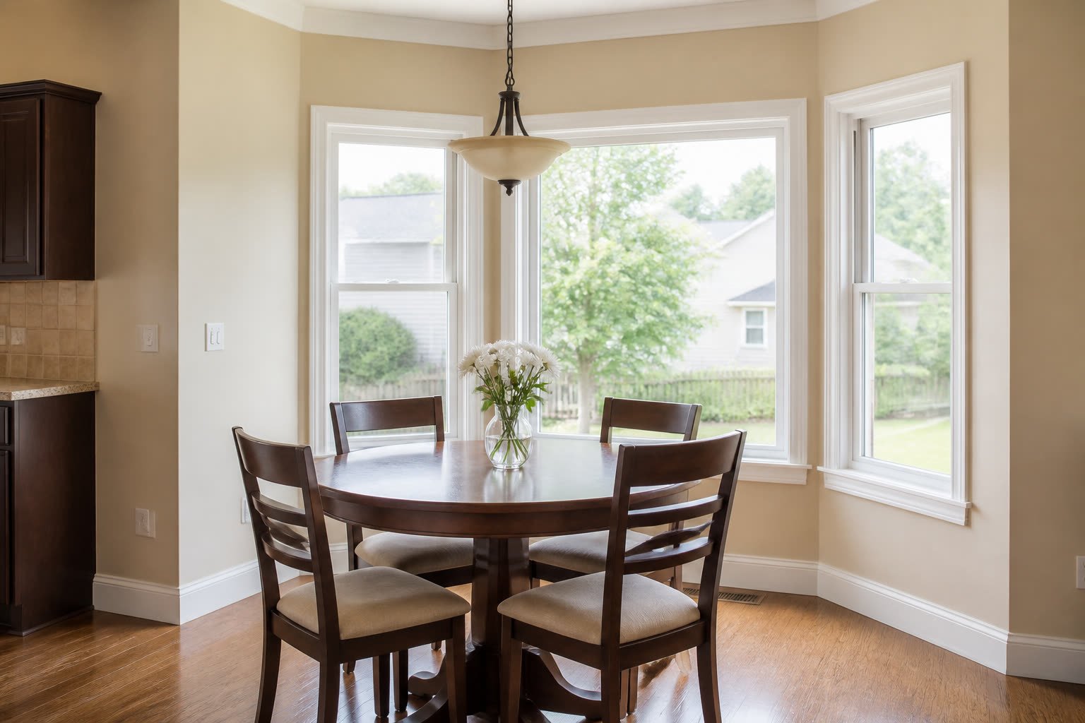 Breakfast nook after